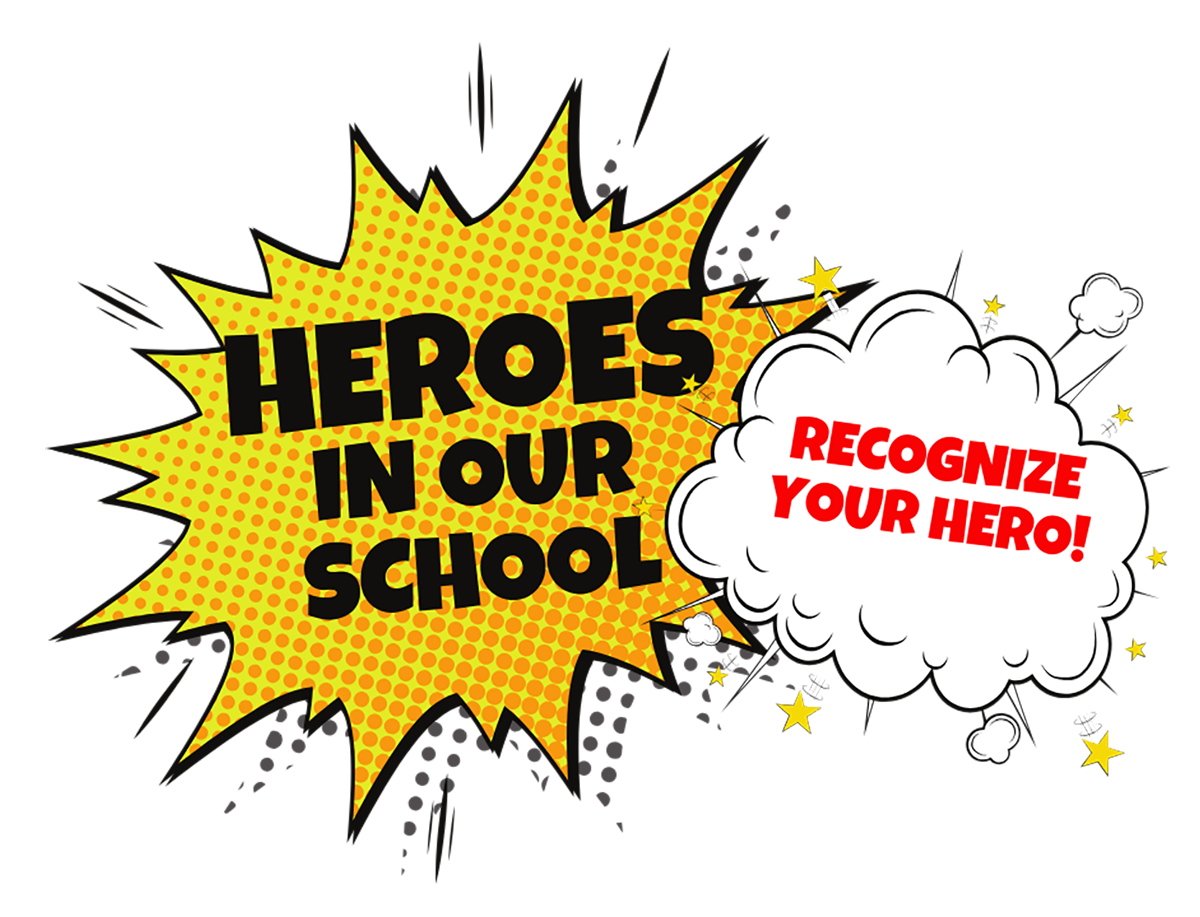 Heroes in our school HomePage Image